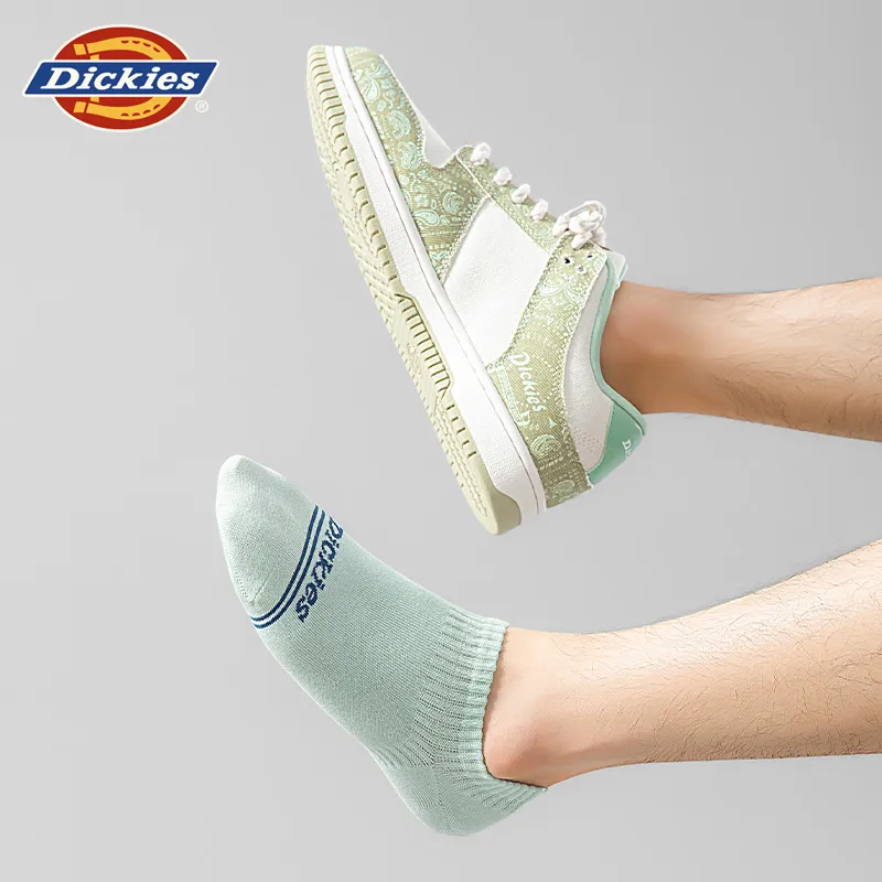 Dickies Comfortable 95% Cotton Slip Resistant Invisible Breathable No Show Socks Unisex Gift Box Combination-13