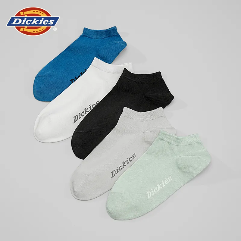 Dickies 95% Cotton Slip Resistant Invisible No Show Socks Unisex Gift Box Combination-21