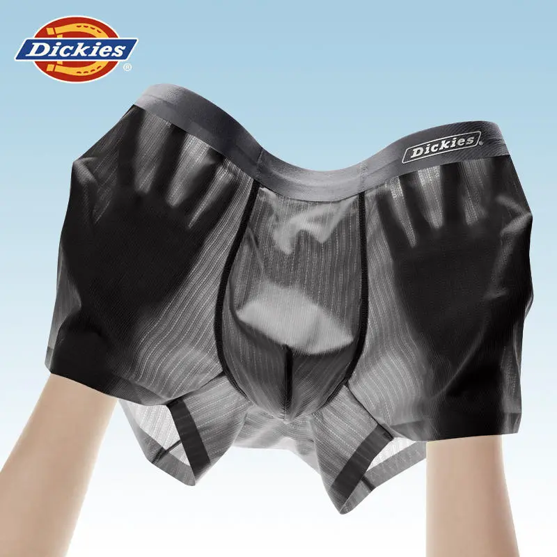 Dickies Underpants Men's Seamless Skin Friendly High Rebound Breathable Four Corner Pants, Box Combo Set-22