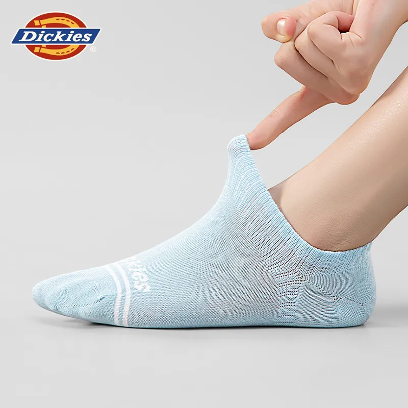 Dickies Comfortable 95% Cotton Slip Resistant Invisible Breathable No Show Socks Unisex Gift Box Combination-41