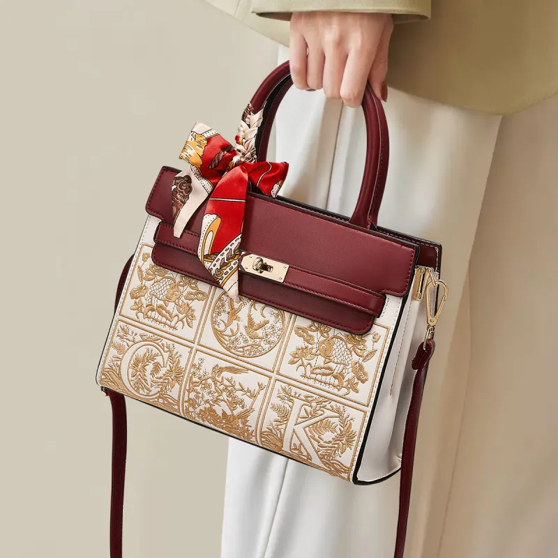 ST&SAT Synthetic Leather Shoulder Bag, Handbag Women's Multicolor-4