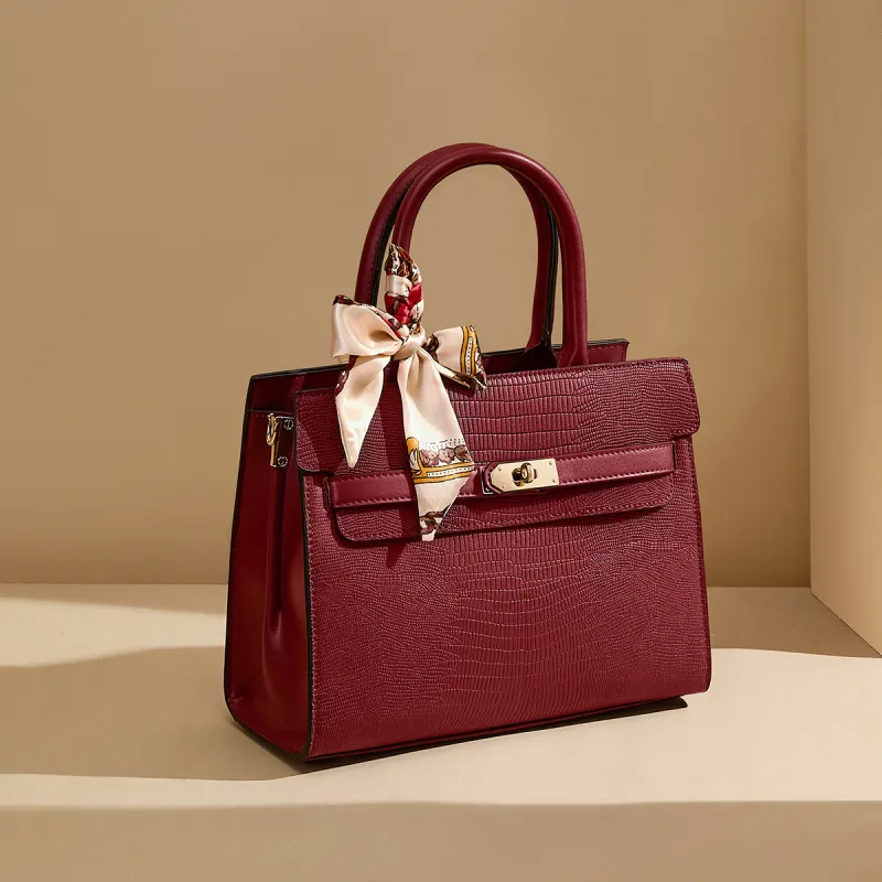 ST&SAT Synthetic Leather Shoulder Bag, Crossbody Bag, Handbag Regular Women's Red-4