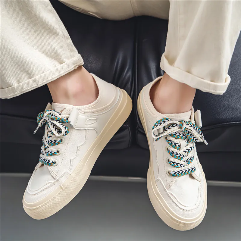 NANJIREN Low Top Canvas Shoes Men's-5