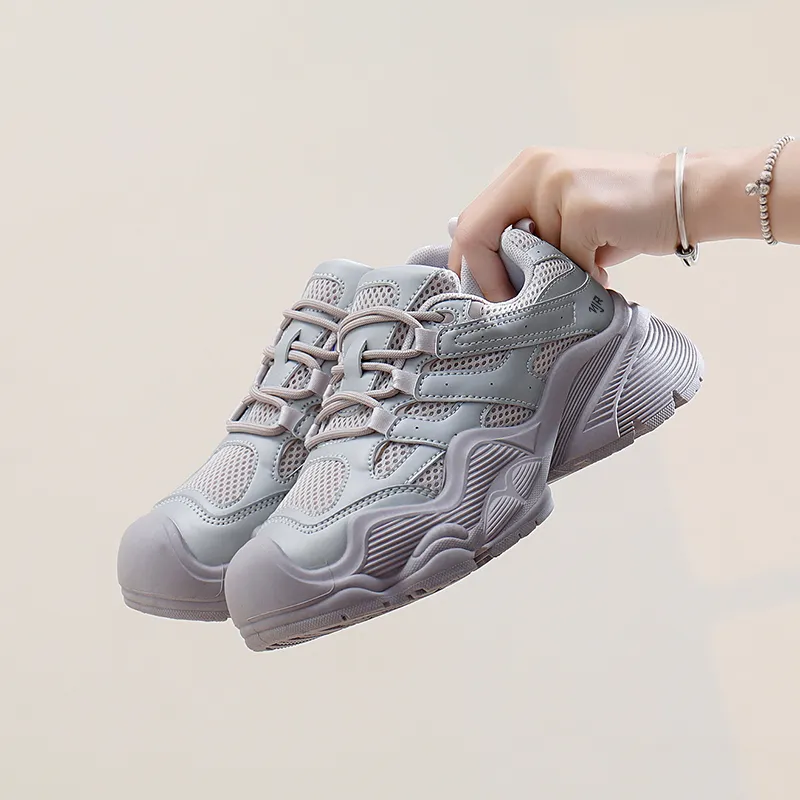 NANJIREN Anti Slip Wear Resistant Low Top Chunky Sneakers Women's-8