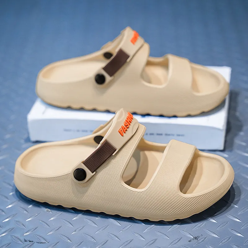 NANJIREN Beach Sandals Unisex Black Orange/Black Green/White Green/Beige Brown-16