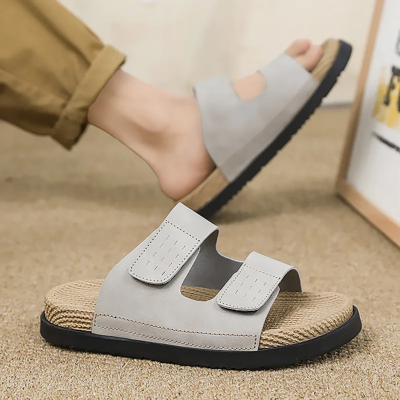 NANJIREN Odor Resistant Slide Slippers Men's-7
