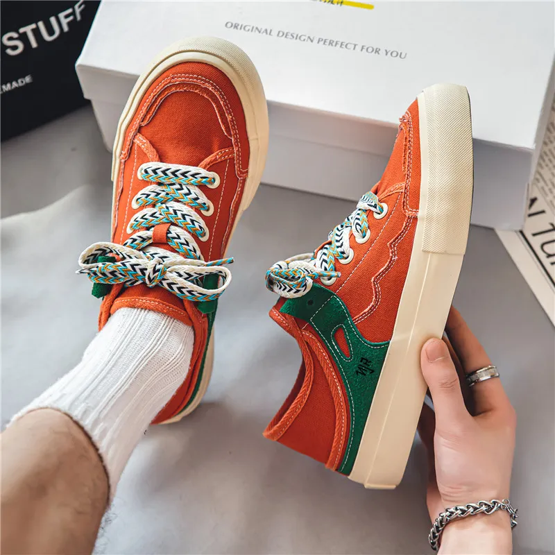 NANJIREN Low Top Canvas Shoes Men's-1