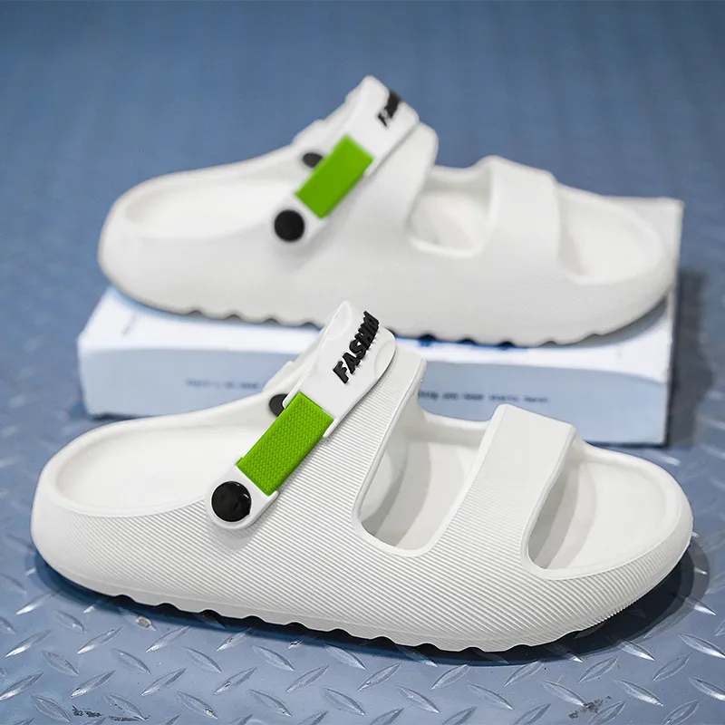 NANJIREN Beach Sandals Unisex Black Orange/Black Green/White Green/Beige Brown-12