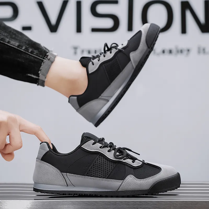 NANJIREN Slip Resistant Cushioning Abrasion Resistant Lightweight Breathable Low Top Skateboard Shoes Men's-11