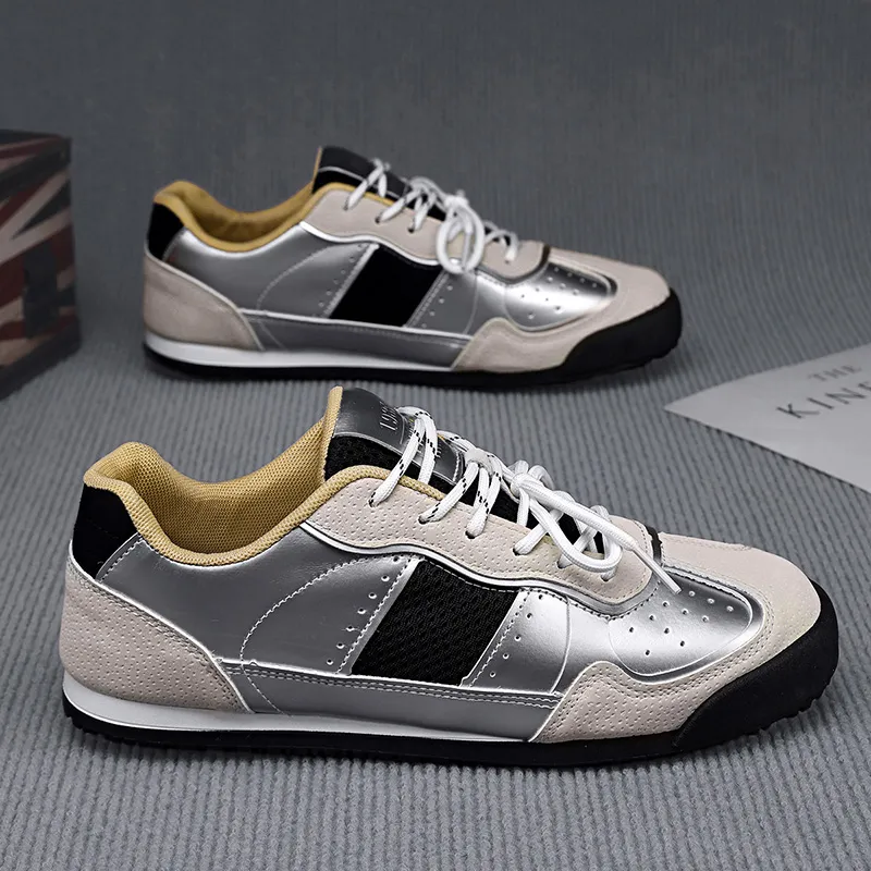 NANJIREN Slip Resistant Cushioning Abrasion Resistant Lightweight Breathable Low Top Skateboard Shoes Men's-8