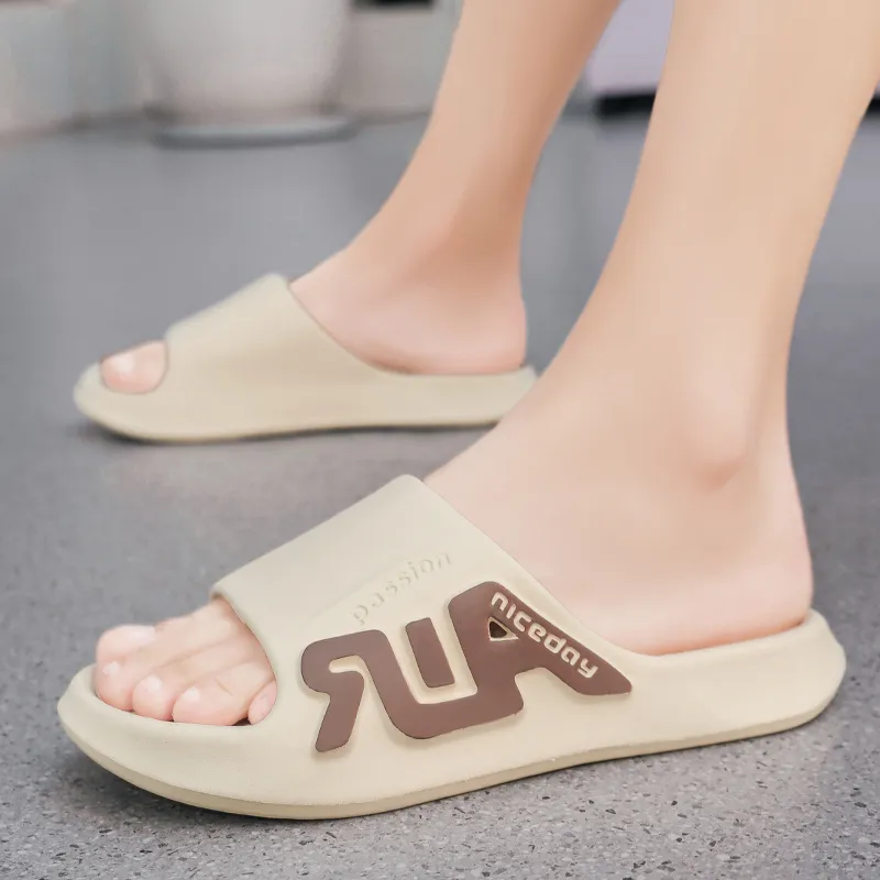 NANJIREN EVA Slip Resistant Abrasion Resistant Slide Slippers Men's-3