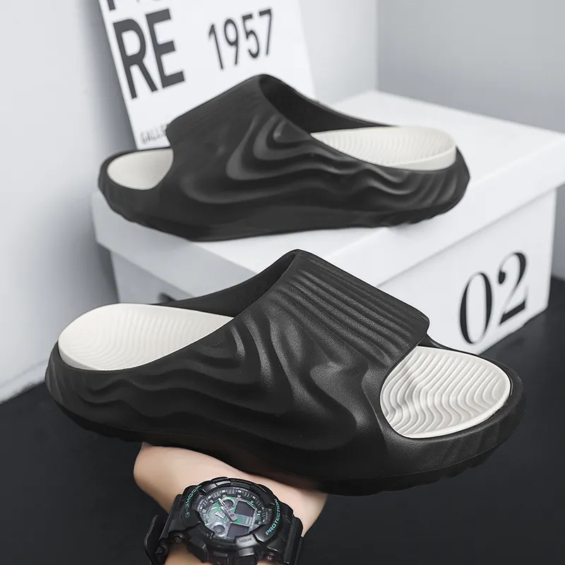 NANJIREN EVA Slip Resistant Abrasion Resistant Slide Slippers Men's-7