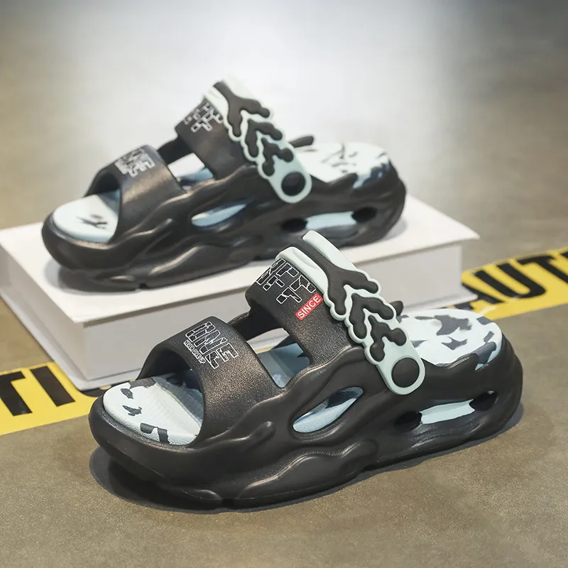 NANJIREN Beach Sandals Unisex White Pink/Gray Black/Fruit Green/Fruit Blue-17