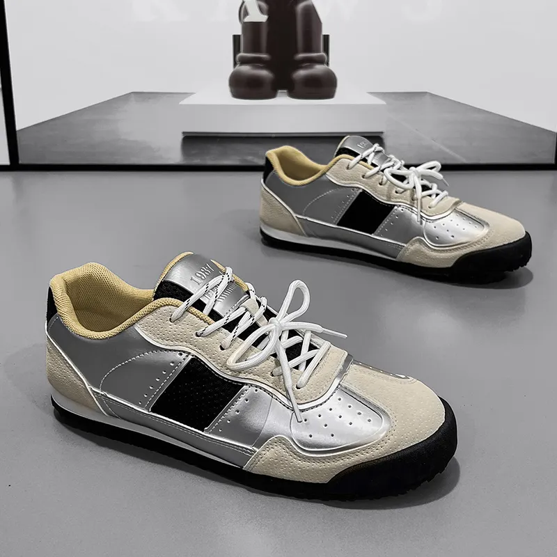 NANJIREN Slip Resistant Cushioning Abrasion Resistant Lightweight Breathable Low Top Skateboard Shoes Men's-6