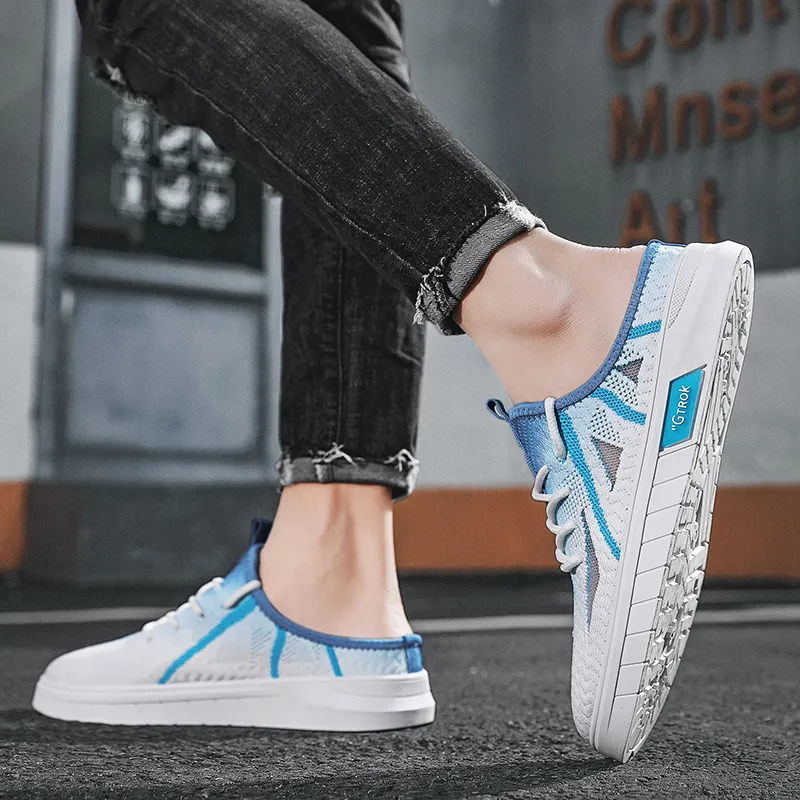 NANJIREN Odor Resistant Abrasion Resistant Slip Resistant Quick Dry Closed Toe Slippers Men's-1