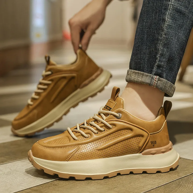 NANJIREN Breathable And Sweat-absorbent Low-Top Casual Shoes Men's-3