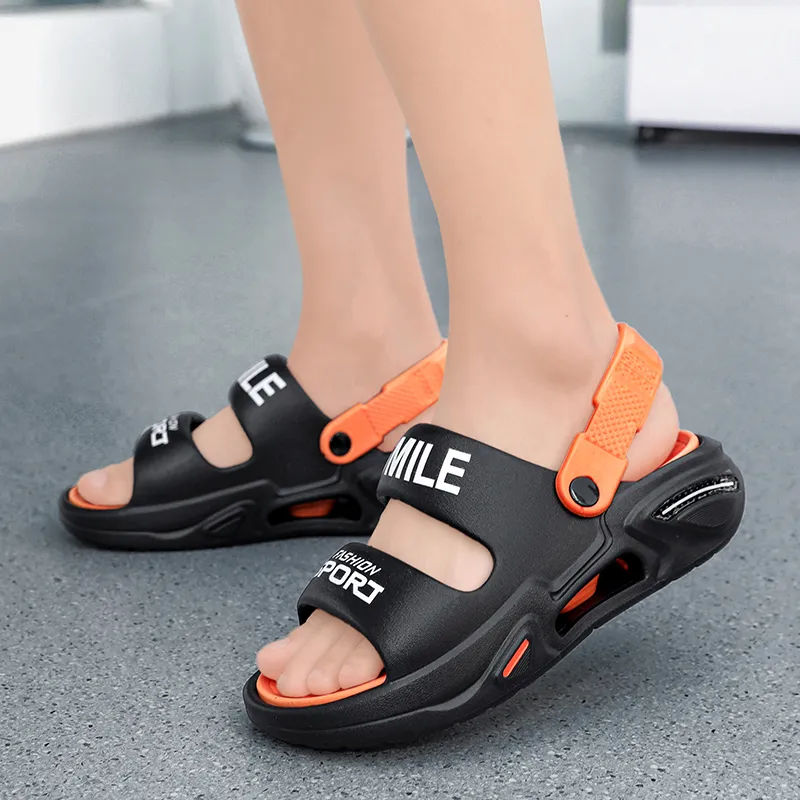 NANJIREN Beach Sandals Unisex Black Orange/White Blue/Beige Brown/Mint Green-7
