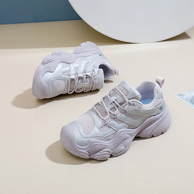 NANJIREN Anti Slip Wear Resistant Low Top Chunky Sneakers Women's-7