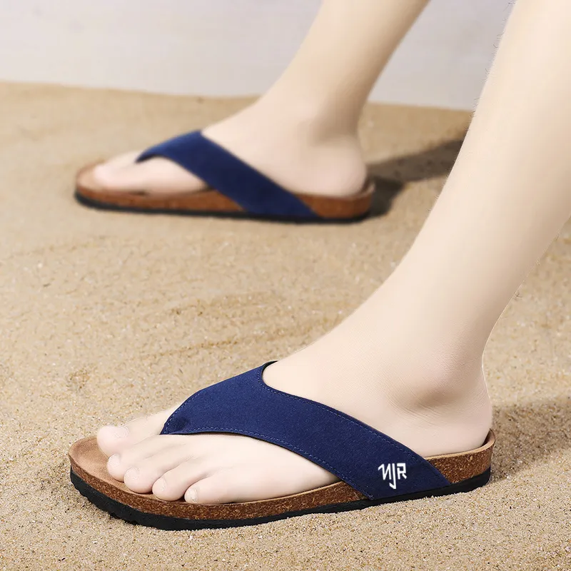 NANJIREN Abrasion Resistant Flip Flops Men's-3