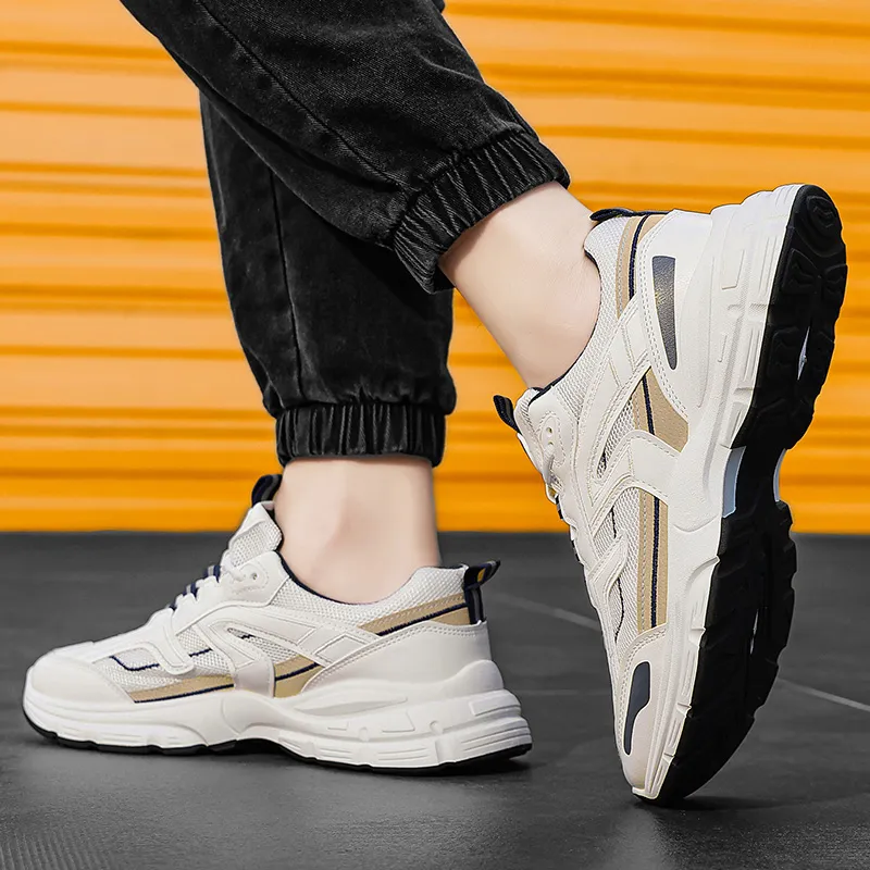 NANJIREN Cushioning, Slip Resistant, Abrasion Resistant, Breathable, Moisture Wicking Low Top Casual Shoes Men's-1
