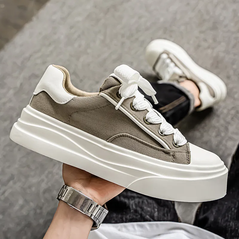 NANJIREN Slip Resistant Shock Absorbers With Abrasion Resistant Properties Low Top Skateboard Shoes Men's-9