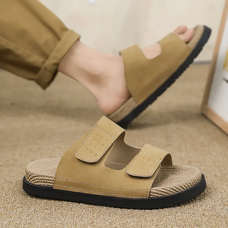 NANJIREN Odor Resistant Slide Slippers Men's-3