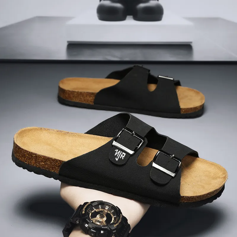 NANJIREN Slip Resistant Abrasion Resistant Slide Slippers Men's-8