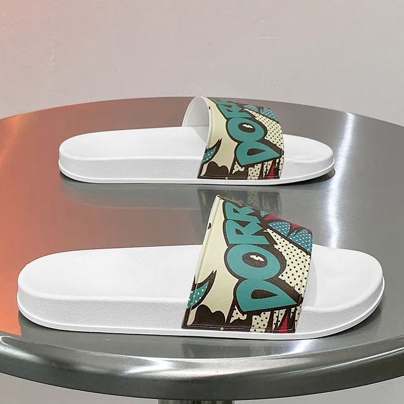 NANJIREN EVA Graffiti Slide Slippers Unisex-8