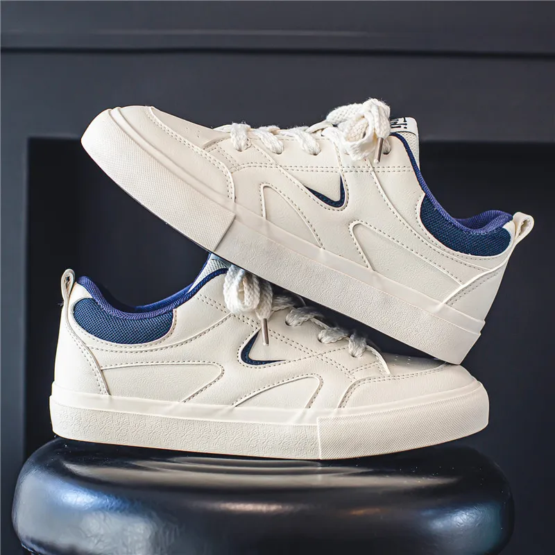 NANJIREN Slip Resistant Shock Absorbers With Abrasion Resistant Properties Low Top Skateboard Shoes Men's-6