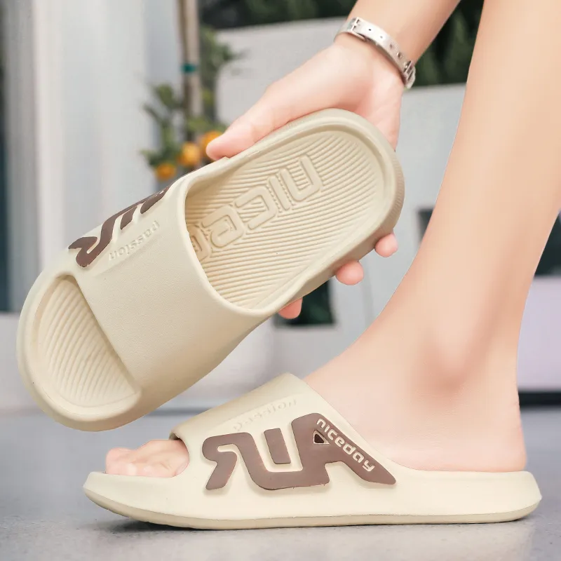 NANJIREN EVA Slip Resistant Abrasion Resistant Slide Slippers Men's-4