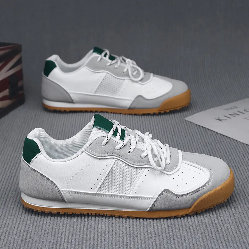 NANJIREN Slip Resistant Cushioning Abrasion Resistant Lightweight Breathable Low Top Skateboard Shoes Men's-19