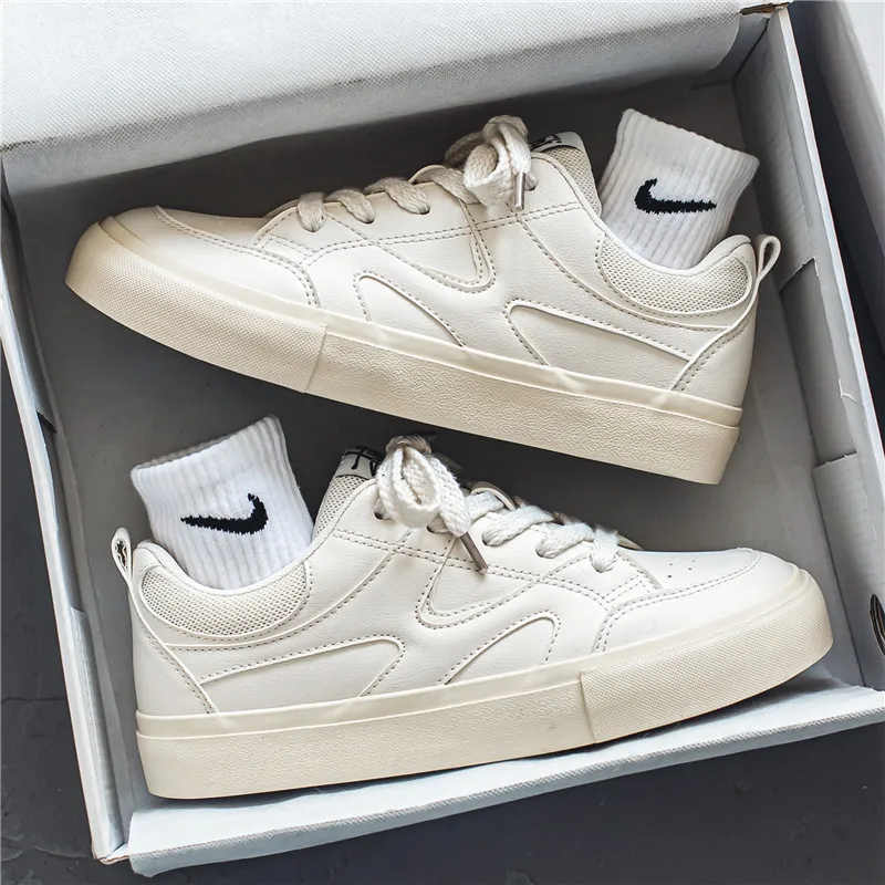 NANJIREN Slip Resistant Shock Absorbers With Abrasion Resistant Properties Low Top Skateboard Shoes Men's-1