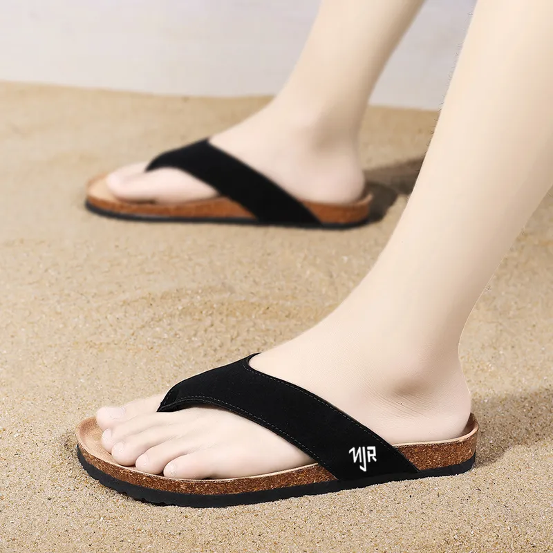NANJIREN Abrasion Resistant Flip Flops Men's-5
