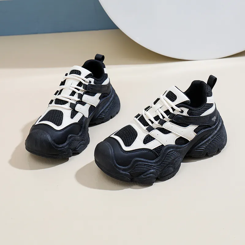 NANJIREN Anti Slip Wear Resistant Low Top Chunky Sneakers Women's-4