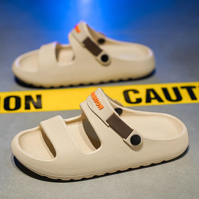 NANJIREN Beach Sandals Unisex Black Orange/Black Green/White Green/Beige Brown-15