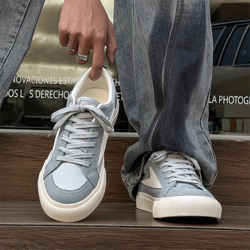 NANJIREN Slip Resistant Shock Absorbers With Abrasion Resistant Properties Low Top Skateboard Shoes Men's-12