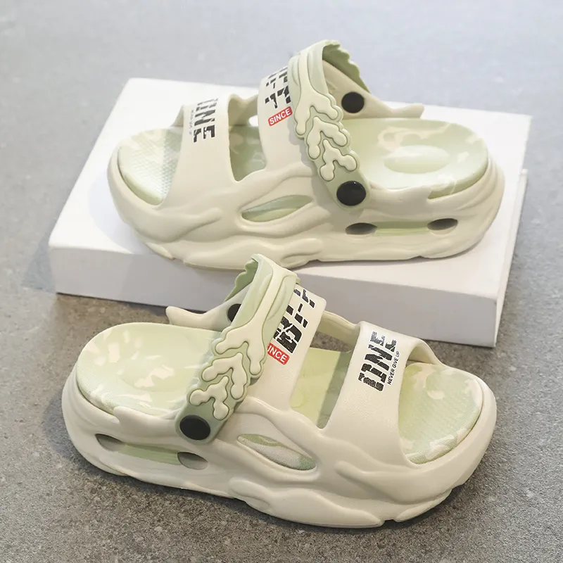 NANJIREN Beach Sandals Unisex White Pink/Gray Black/Fruit Green/Fruit Blue-14