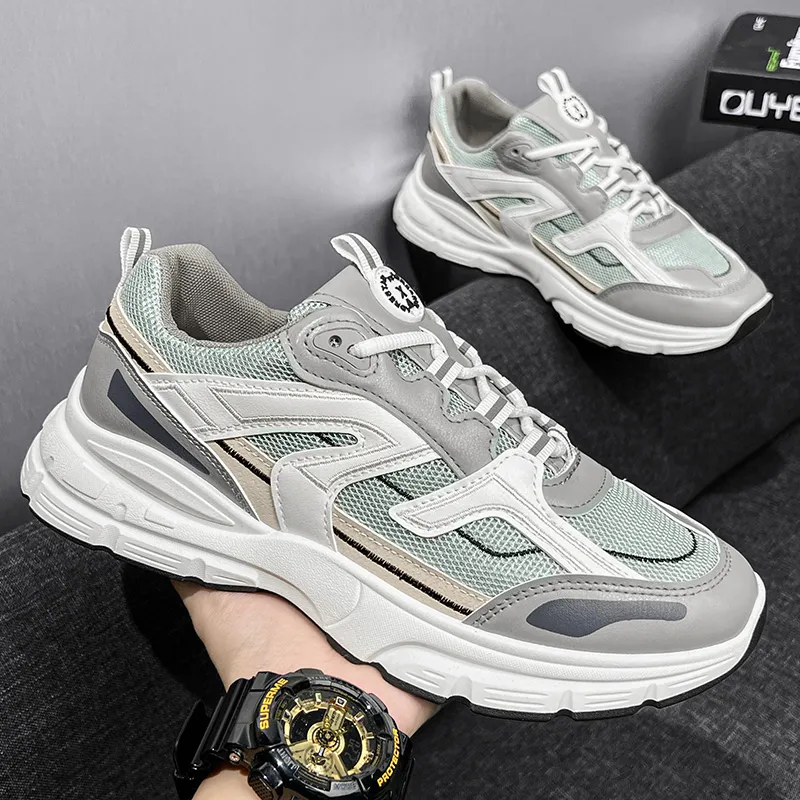 NANJIREN Cushioning, Slip Resistant, Abrasion Resistant, Breathable, Moisture Wicking Low Top Casual Shoes Men's-8