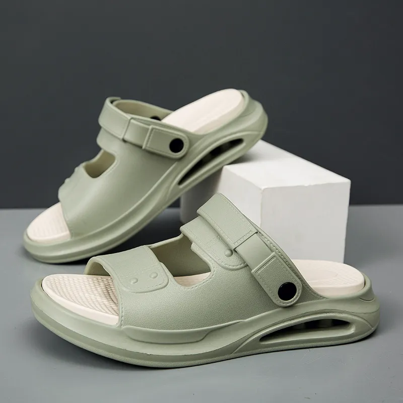 NANJIREN Beach Sandals Men White/Khaki/Navy Blue-11