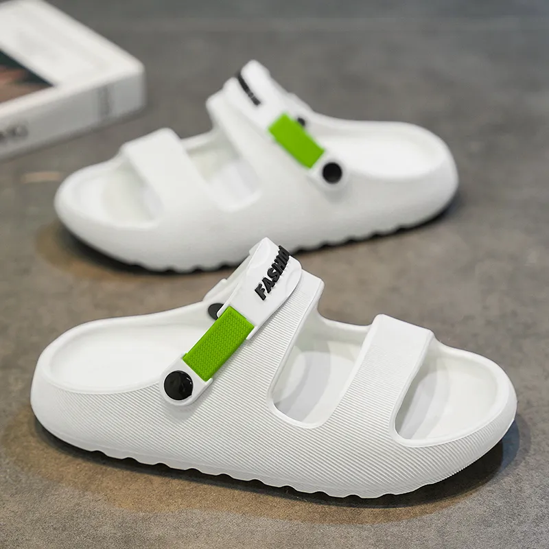 NANJIREN Beach Sandals Unisex Black Orange/Black Green/White Green/Beige Brown-13