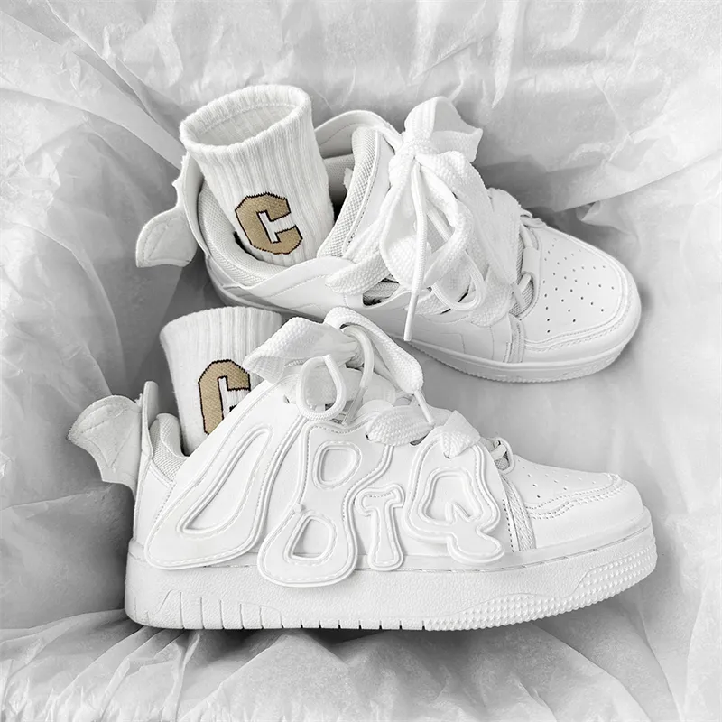 NANJIREN Slip Resistant Cushioning, Abrasion Resistant, Breathable, Height Increasing Low Top Skateboard Shoes Women's-10