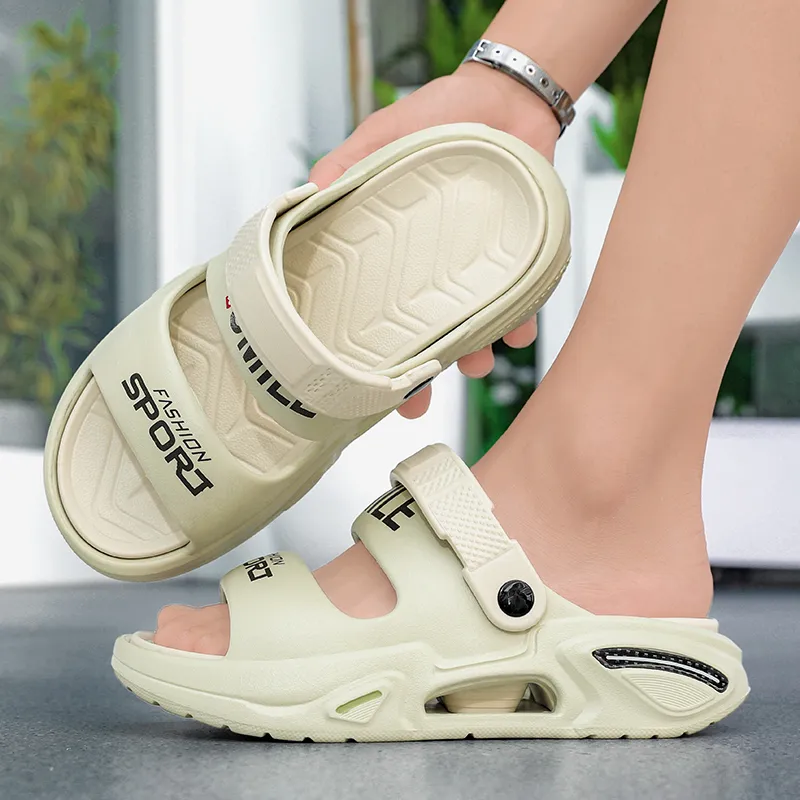 NANJIREN Beach Sandals Unisex Black Orange/White Blue/Beige Brown/Mint Green-16