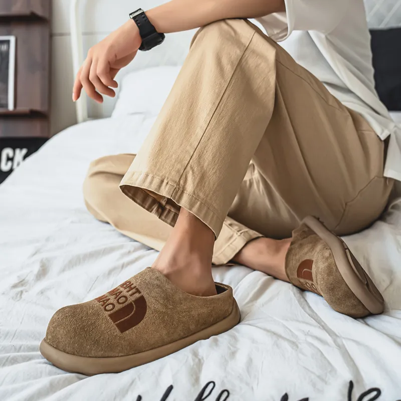 NANJIREN EVA Quiet Abrasion Resistant Slip Resistant Closed Toe Slippers Men's-3