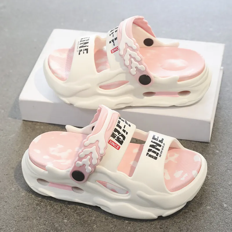 NANJIREN Beach Sandals Unisex White Pink/Gray Black/Fruit Green/Fruit Blue-4