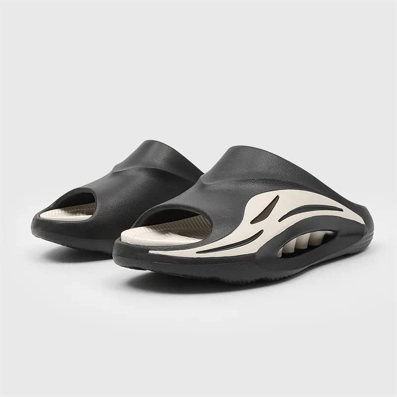 NANJIREN Slide Slippers Unisex Black White/White Black/White Green/White Orange/Black Orange/Black Purple-6