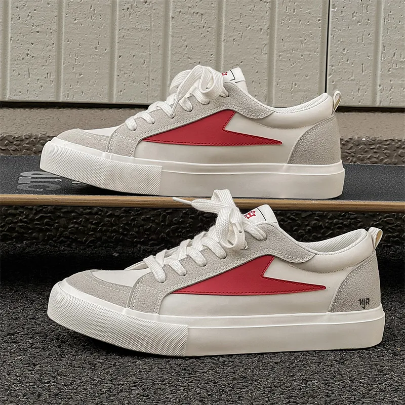 NANJIREN Slip Resistant Shock Absorbers With Abrasion Resistant Properties Low Top Skateboard Shoes Men's-6