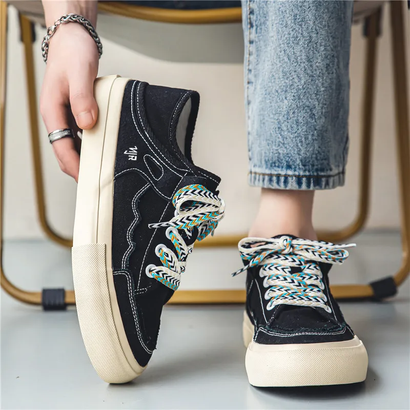 NANJIREN Low Top Canvas Shoes Men's-7