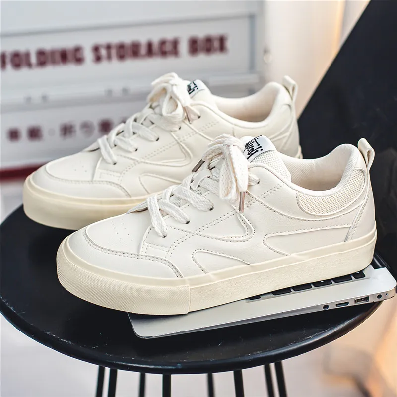 NANJIREN Slip Resistant Shock Absorbers With Abrasion Resistant Properties Low Top Skateboard Shoes Men's-3