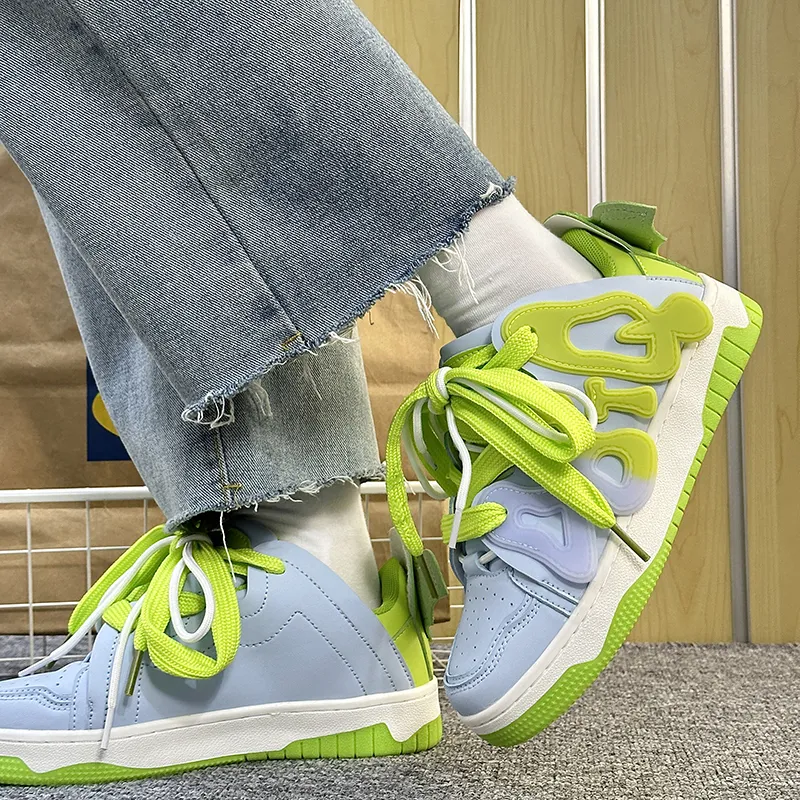 NANJIREN Slip Resistant Cushioning, Abrasion Resistant, Breathable, Height Increasing Low Top Skateboard Shoes Women's-3