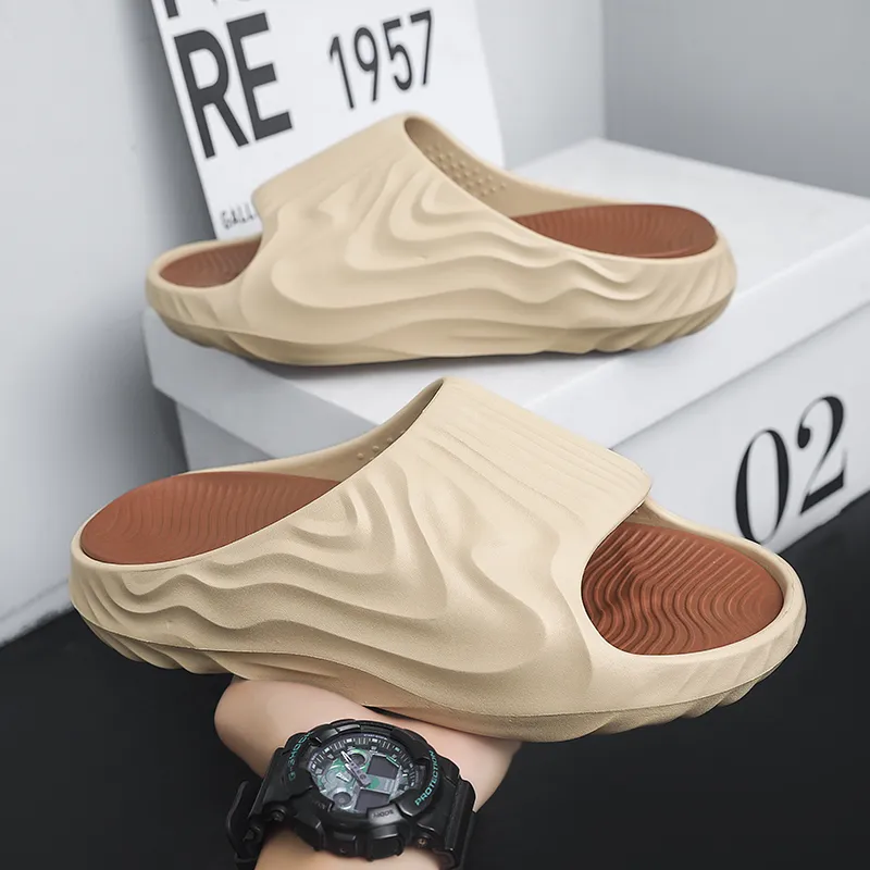 NANJIREN EVA Slip Resistant Abrasion Resistant Slide Slippers Men's-12